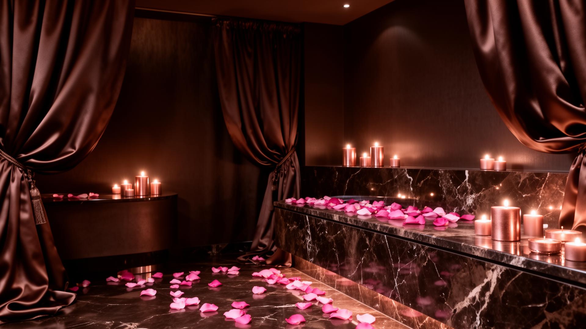 Luxury candle-lit private massage suite in Barbican, London